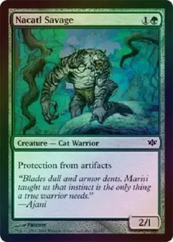 Nacatl Savage Foil common Conflux MTG Magic The Gathering - Image 1