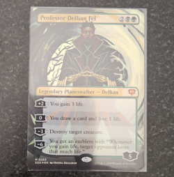 MTG Professor Dellian Fel Planeswalker SOS Black Green 0283 Foil - Image 1