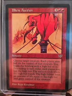 Illicit Auction Mirage MTG Regular Lightly Played - Image 3