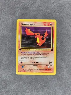Pokemon TCG Charmander 50/82 1st Edition WOTC Team Rocket - NM - Image 1