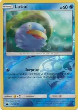 Lotad - 36/168 - Common Reverse Holo Celestial Storm Pokemon - Image 1