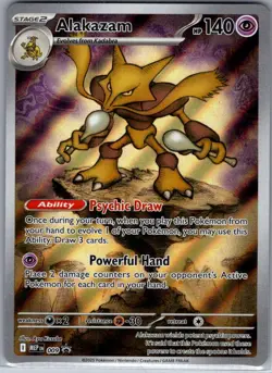 Alakazam MEP 009 ME: Mega Evolution Promo - Pokemon Card - NM - Image 1