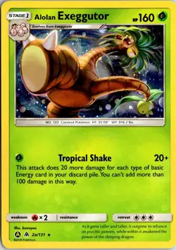 Alolan Exeggutor 2a/131 Holo P Alternate Art Promos Pokemon Holo NM/M - Image 1