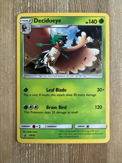 Decidueye - SM55 - Pokemon Promo Sun & Moon Holo Rare Card NM - Image 1