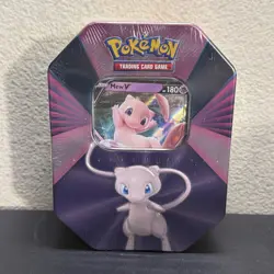 Pokemon V Forces Tin Mew V Promo Card & Booster Packs (Factory Sealed) Deck 2021 - Image 1