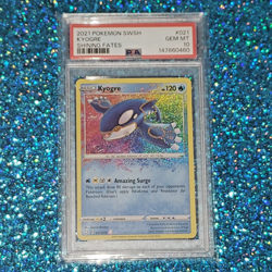 PSA 10 Kyogre Amazing Rare 2021 Shining Fates #021 EN Pokemon Gem Mint Free Ship - Image 1