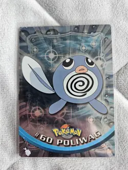 Topps Pokemon Poliwag #60 (TV Animation Edition) Holo - BLUE LABEL! - Image 1