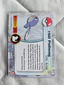 Topps Pokemon Poliwag #60 (TV Animation Edition) Holo - BLUE LABEL! - Image 2