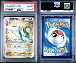 PSA 10 Gem Mint Serperior VSTAR 210/195 Pokemon TCG 2022 Silver Tempest - Image 3