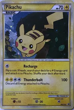 Pikachu HGSS03 P HGSS Black Star Promos Pokemon NM - Image 1