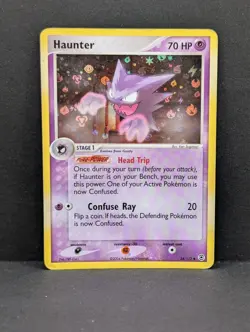 Haunter 34/112 FireRed & LeafGreen Reverse Holo Rare Pokemon TCG Nintendo MP+ - Image 1