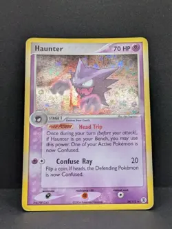 Haunter 34/112 FireRed & LeafGreen Reverse Holo Rare Pokemon TCG Nintendo MP+ - Image 3