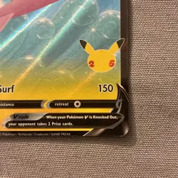 Pokemon TCG - CELEBRATIONS - SURFING PIKACHU V 008/025 NM - Image 4