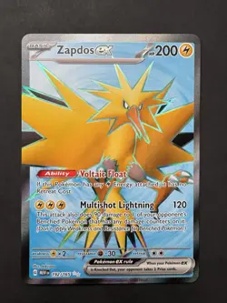 Zapdos Ex 192/165 Full Art -Scarlet & Violet 151 - Pokemon TCG - Image 1