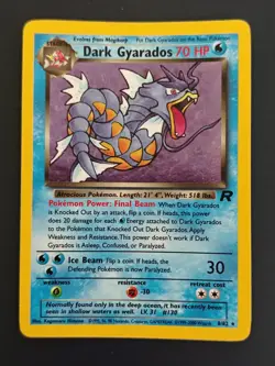 Dark Gyarados 8/82 Holo Team Rocket - Pokemon TCG - Image 1