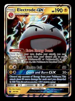Electrode GX 48/168 Holo GX Rare Celestial Storm Pokemon Near Mint - Image 1
