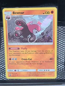 2017 Pokemon Crimson Invasion Bewear 56/111 Holo NM/Mint Like PSA 10 BGS CGC - Image 1