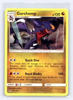 Garchomp 99/156 Rare Ultra Prism Pokemon Near Mint - Image 1