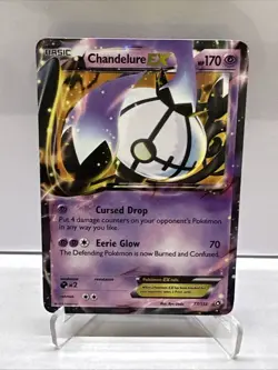 Pokemon TCG Chandelure EX 77/113 Legendary Treasures 2013 Holo Rare - Image 1