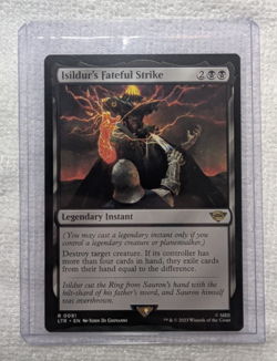 Isildur's Fateful Strike (0091) MTG Universes Beyond:The Lord of the Rings (M/N) - Image 1