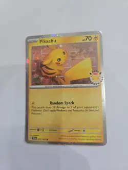 Pikachu *FART SWIRL* & *Double Swirl* #051/162 (2026 Pokemon Day 30th Stamp) - Image 1