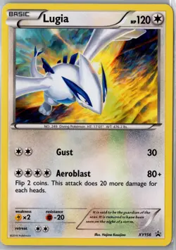 Lugia XY156 Holo Promo XY Promo Pokemon Lightly Played - Image 1