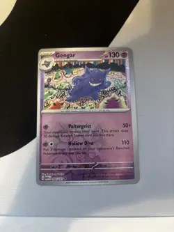Gengar 094/165 Pokemon 151 Reverse Holo Near Mint - Image 3