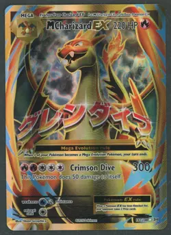 Pokemon TCG XY Evolutions M Charizard ex #101/108 Ultra Rare Full Art LP Light - Image 1