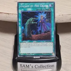 Called by the Grave RA01-EN057 Platinum Secret Rare Yugioh 25th Anniv - Image 1