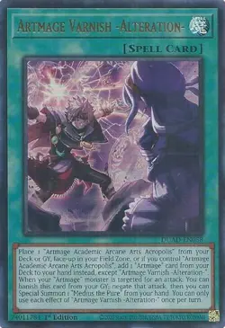 Artmage Varnish - Alteration DUAD-EN058 Ultra Rare YGO Yugioh Duelist's Advance - Image 1