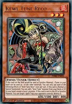 Kewl Tune Reco PHRE-EN033 Ultra Rare Yugioh Phantom Revenge - Image 1