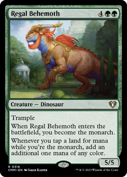 Regal Behemoth Commander Masters NM Creature Rare MAGIC GATHERING CARD ABUGames - Image 1