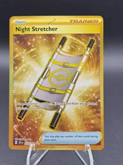 Pokemon TCG Surging Sparks Night Stretcher Gold Card 251/191 NM+ Condition - Image 1