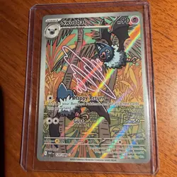 Pokemon TCG Swoobat Illustration Rare Card 120/086 White Flare - Image 1
