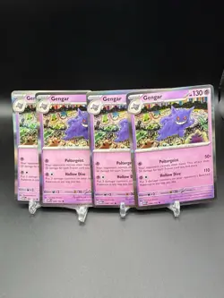 4x Gengar 094/165 Holo Pokemon 151 Set Lot Near Mint Pack Fresh Cards - Image 1