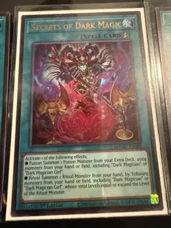 Konami Yu-Gi-Oh! MZMU 1st Ed Spell Card Lot - Illusion Gate, Secrets of Dark Ma… - Image 1
