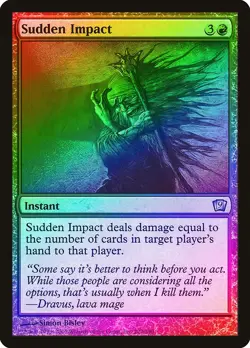 Sudden Impact FOIL 9th Edition PLD Red Uncommon MAGIC GATHERING CARD ABUGames - Image 1