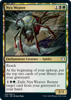 Nyx Weaver Commander 2020: Ikoria NM Black Green Uncommon MAGIC CARD ABUGames - Image 1