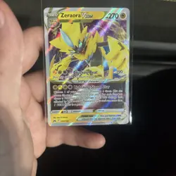 Zeraora VSTAR 055/159 Holo VSTAR Rare Crown Zenith Pokemon Card - Image 1