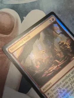 R 0145 Memorial Vault FOIL Edge of Eternities EOE MTG Card Artifact Red - Image 2