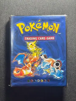 Vintage Pokemon Card Binder With 112 Cards Inside WOTC Folder Bundle Bulk - Image 1