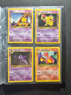 Vintage Pokemon Card Binder With 112 Cards Inside WOTC Folder Bundle Bulk - Image 5