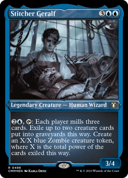 Stitcher Geralf (ETCHED) FOIL Commander Masters NM Creature Rare CARD ABUGames - Image 1