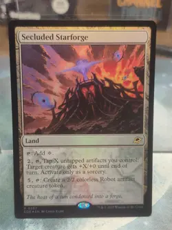 R 0257 Secluded Starforge FOIL Land Edge of Eternities EOE MTG Card - Image 1