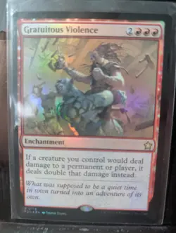 Gratuitous Violence Foil 715 FDN MTG SealedinSleeve - Image 1