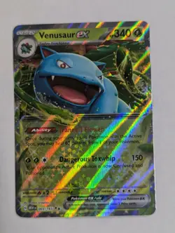 Venusaur ex - Double Rare SV: Scarlet & Violet 151 003/165 Pokemon TCG - NM - Image 1