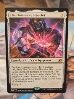 M 0239 The Dominion Bracelet Mythic Rare Edge of Eternities EOE MTG Card - Image 1