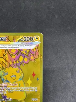 Pokemon Prismatic Evolutions Pikachu ex Secret Rare Gold 179/131 - Image 3