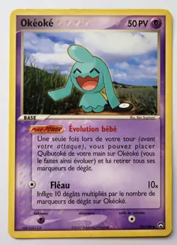Carte Pokemon France Okeoke 70/108 - 2007 EX GARDIENS DU POUVOIR TBE - Image 1