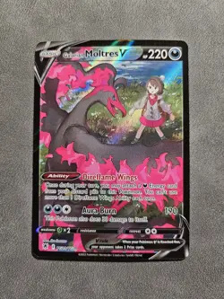 Pokemon Galarian Moltres V TG20/TG30 - SWSH Astral Radiance Trainer Gallery - NM - Image 1